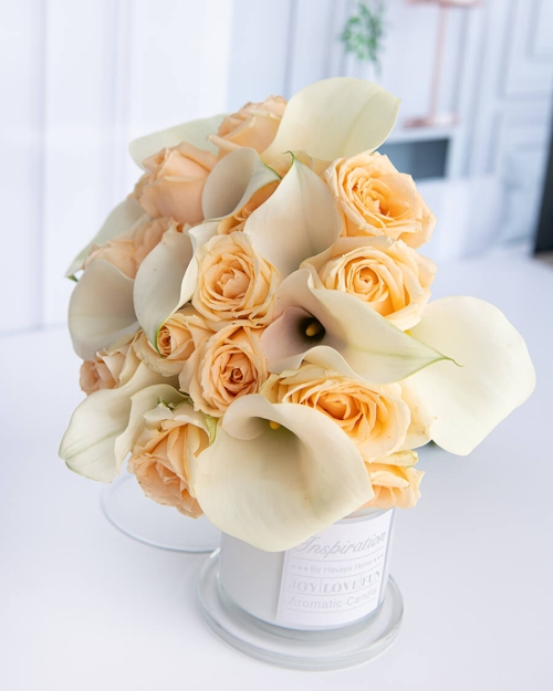 זר כלה פיץ' קרוליין