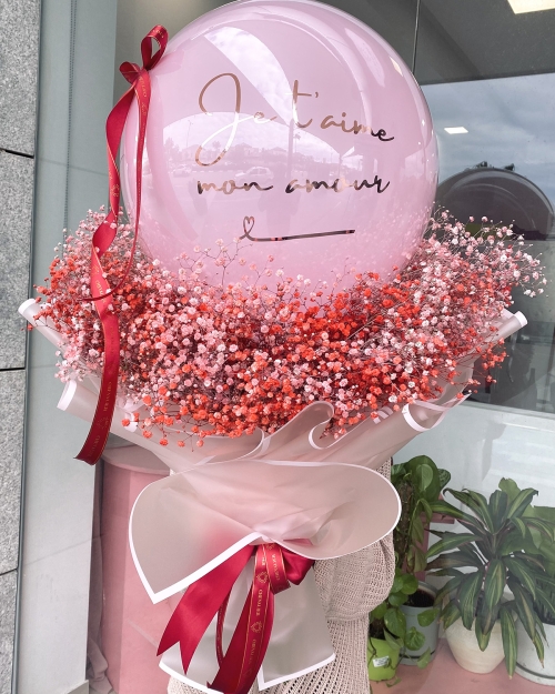 זר סוכריה גיבסנית רד-לאב