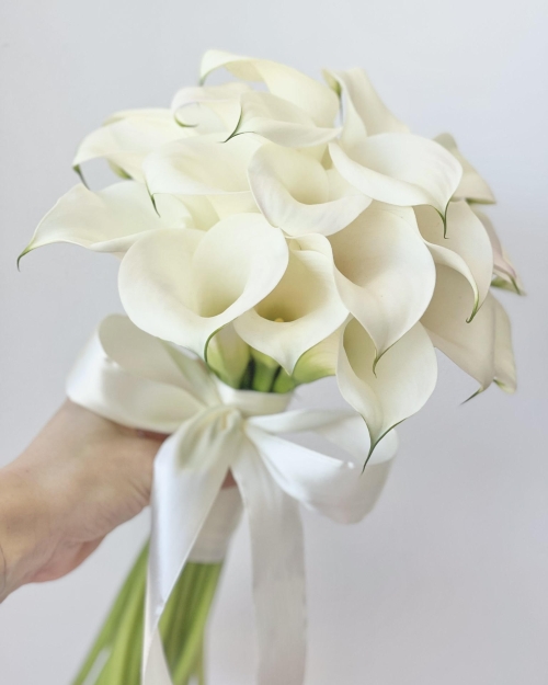 זר כלה קאלות עגול שווליה